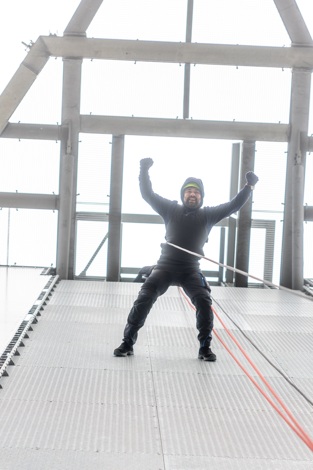 Senkrecht die Wand runter – unser Teamevent 2024